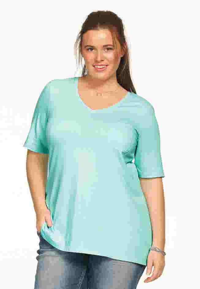 V-neck A-line Tunic image number 1