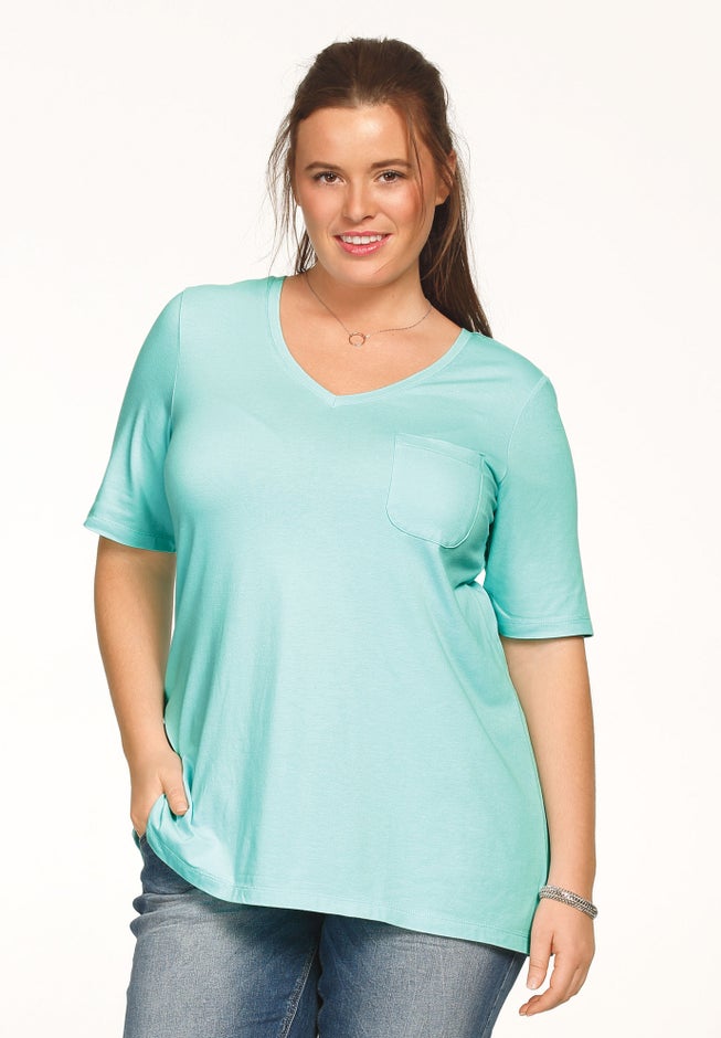 V-neck A-line Tunic image number 1