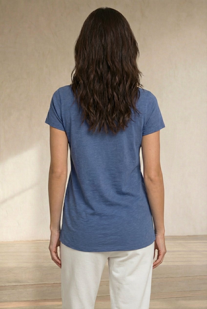 100% Cotton Scoopneck Short Sleeve Graphic Tee image number 1