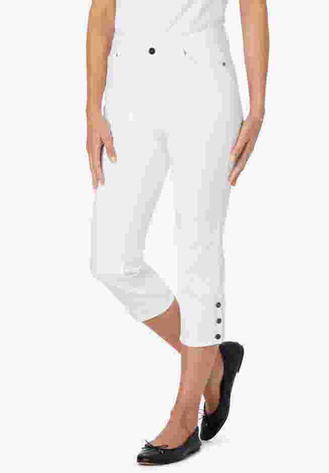 Comfort Stretch Denim Capri image number 0