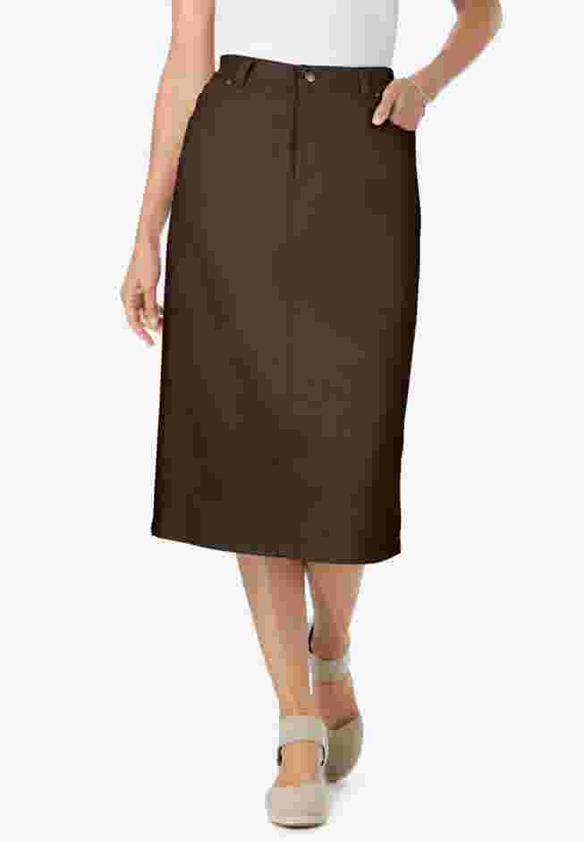 Stretch Denim Five-Pocket Jeans Skirt image number 0