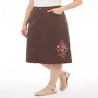 Stretch Denim Five-Pocket Jeans Skirt image number 0