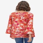 Bell Sleeve A-Line Knit Tunic image number null