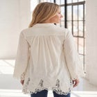 Poplin Embroidered Swing Tunic image number null