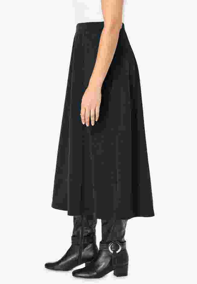 Ponte Knit A-Line Skirt image number 2