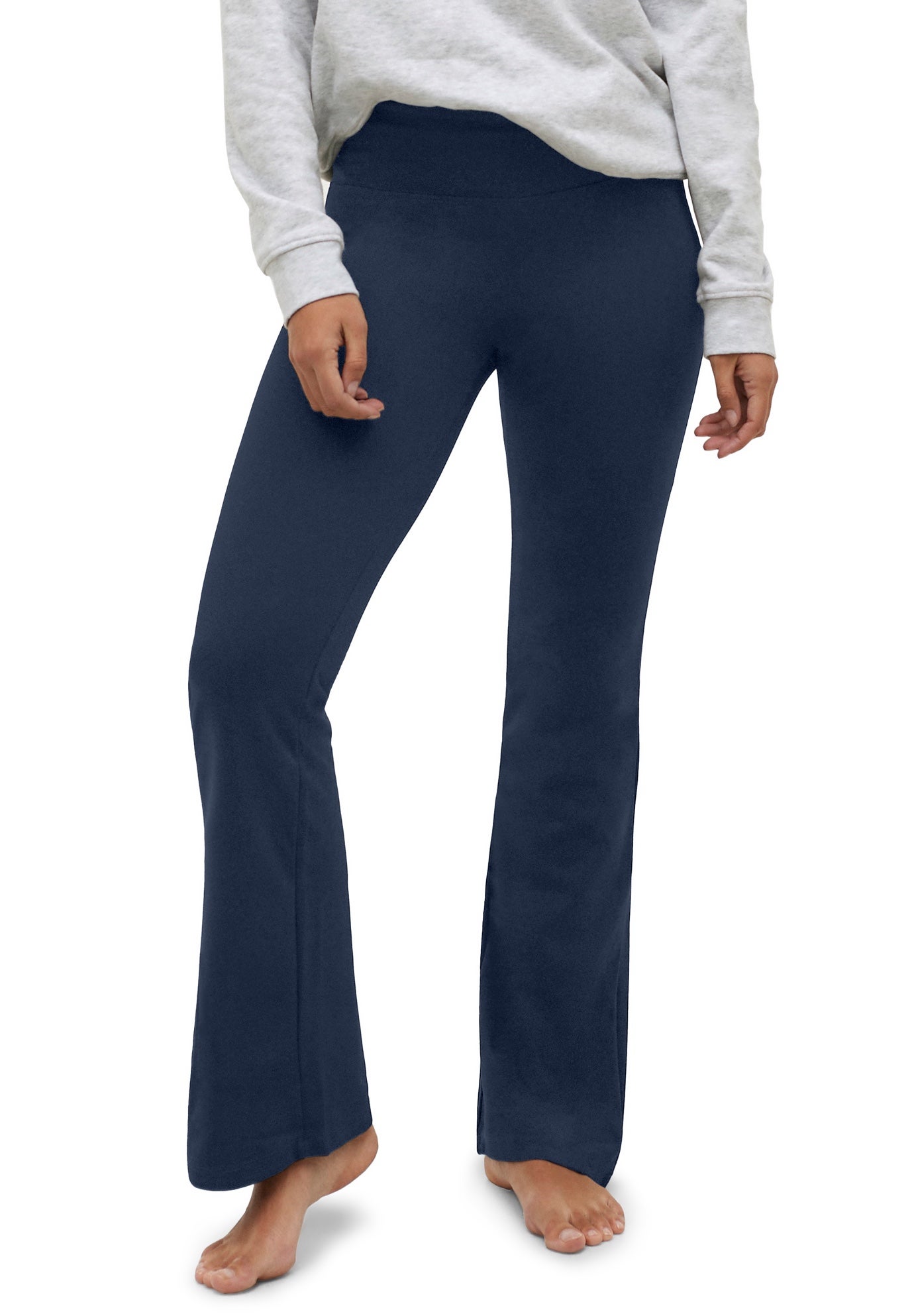 Stretch Knit Bootcut Leggings image number 0