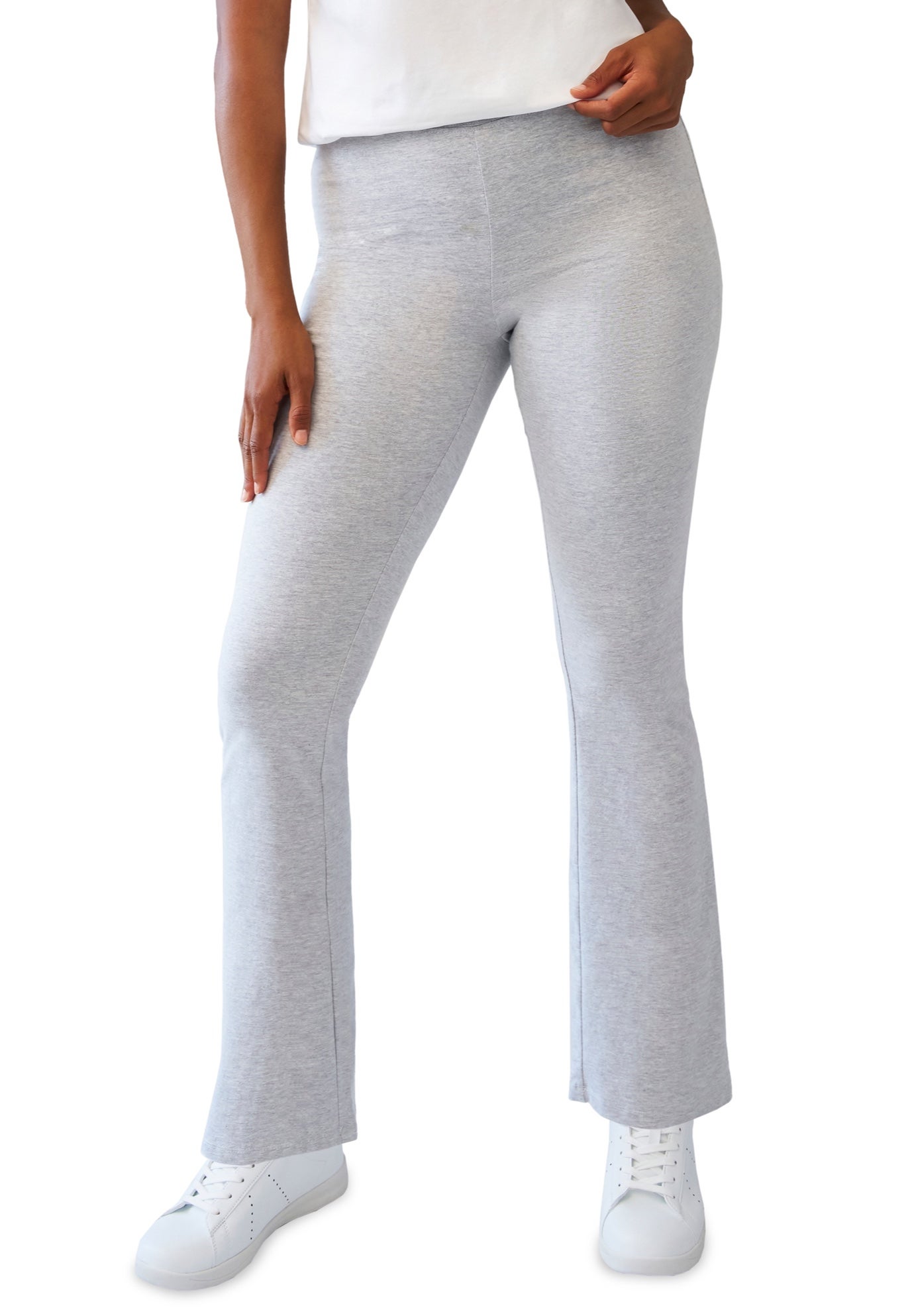 Stretch Knit Bootcut Leggings image number 0