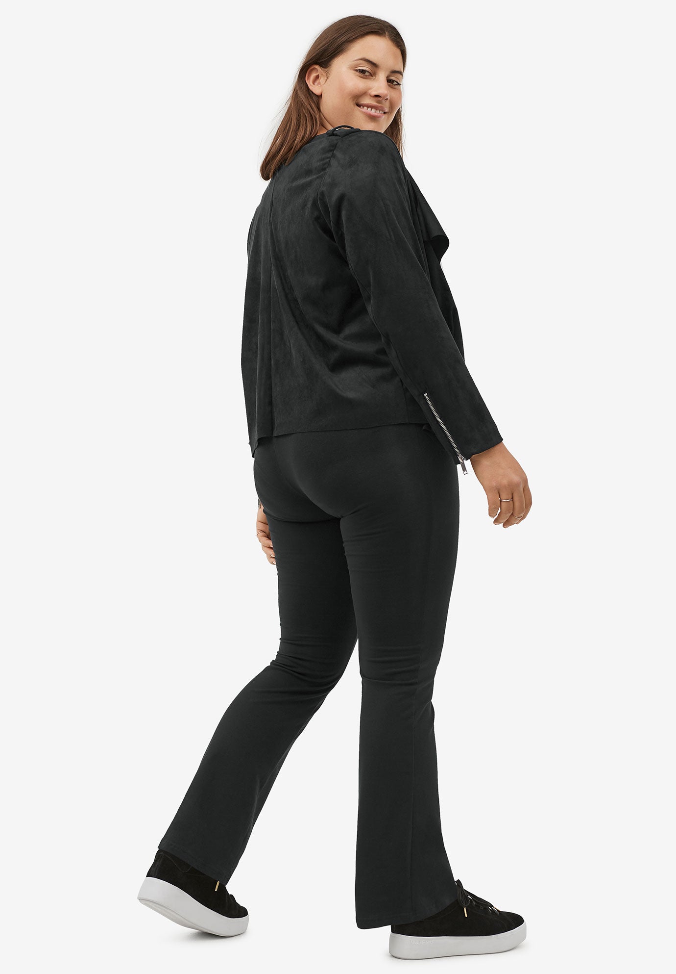 Cotton Spandex Bootcut Leggings image number 1