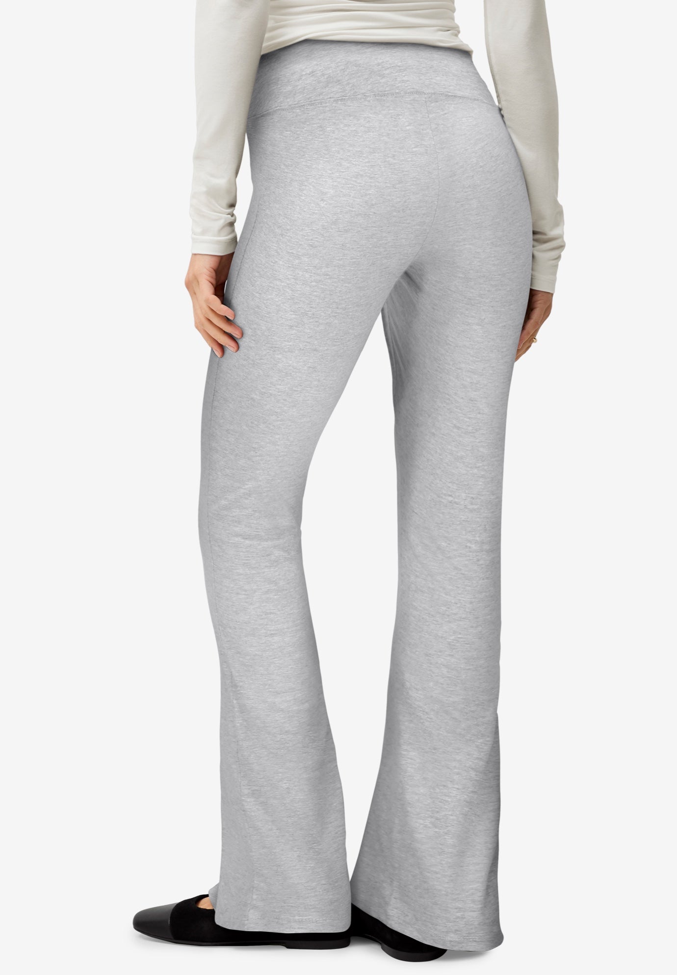 Knit Bootcut Leggings image number 1