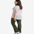 Knit Bootcut Leggings image number null