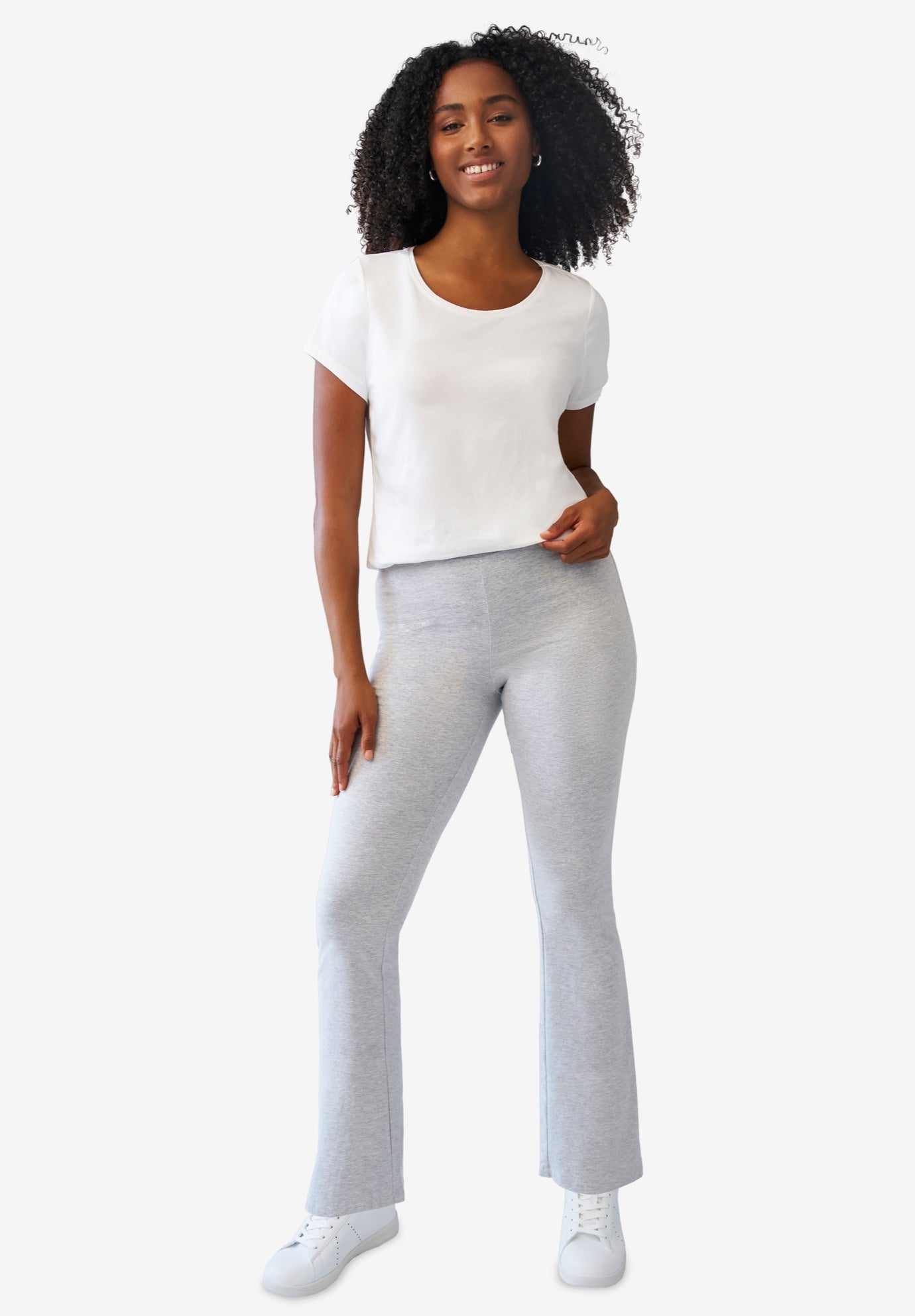 Knit Bootcut Leggings image number 0