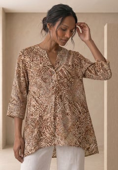 Hi-Low Linen Tunic