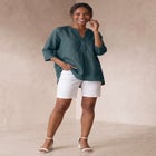 Hi-Low Linen Tunic image number 2