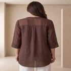 Hi-Low Linen Tunic image number null