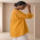 Hi-Low Linen Tunic image number null