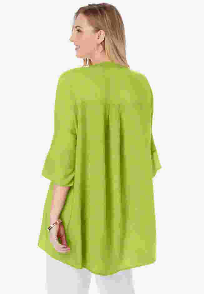 Hi-Low Linen Tunic image number 1