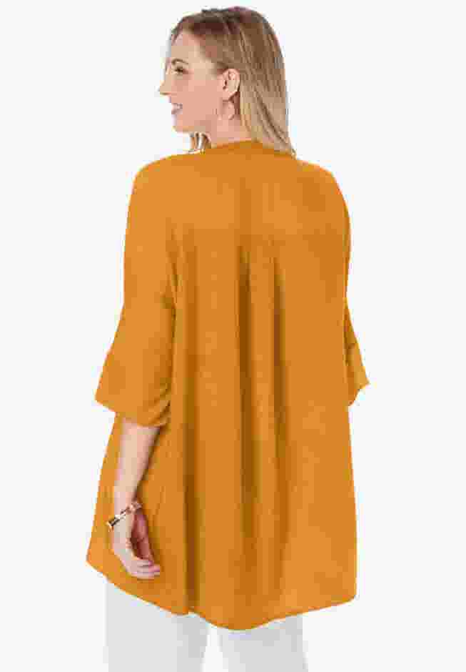 Hi-Low Linen Tunic image number 1