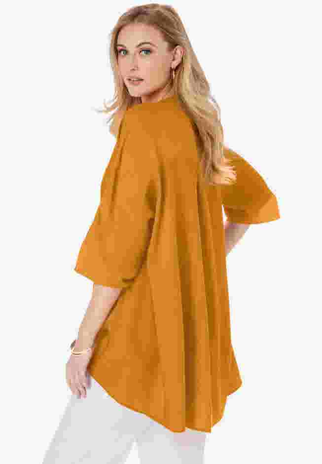 Hi-Low Linen Tunic image number 2