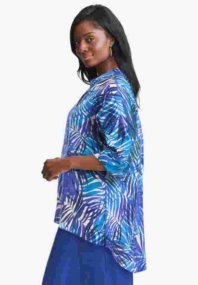 Hi-Low Linen Tunic image number 2