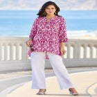 Hi-Low Linen Tunic image number null