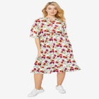 Ruffled Empire Dress image number null