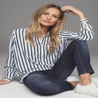 Button Placket Popover Tunic image number null