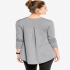 Pleat Back Sweater image number null
