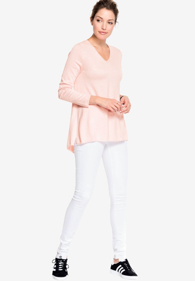 Pleat Back Sweater image number null