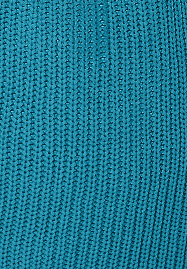 Button-Front Shaker Cardigan Sweater image number 6