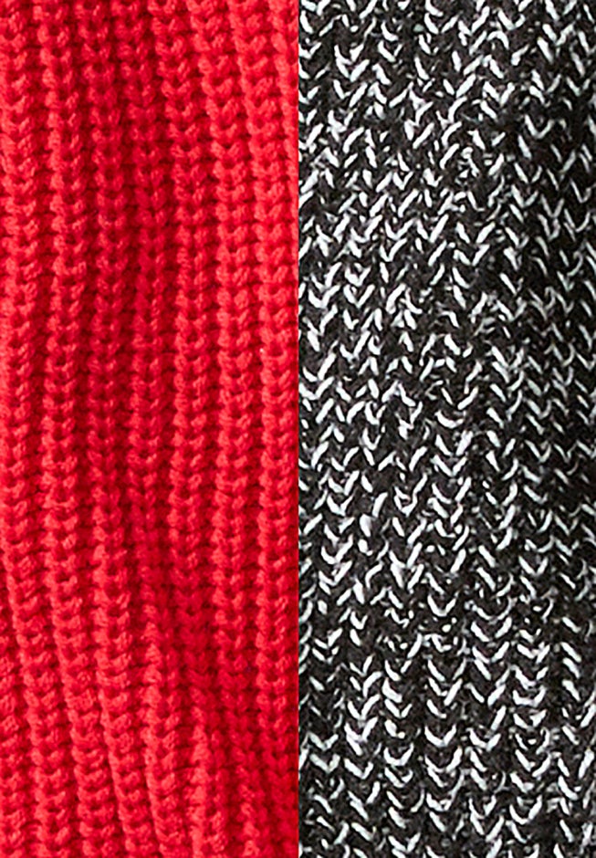 Button-Front Shaker Cardigan Sweater image number 2