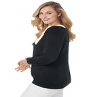 Tie-Neck Sweater image number 2