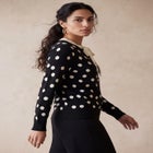 Tie-Neck Sweater image number null