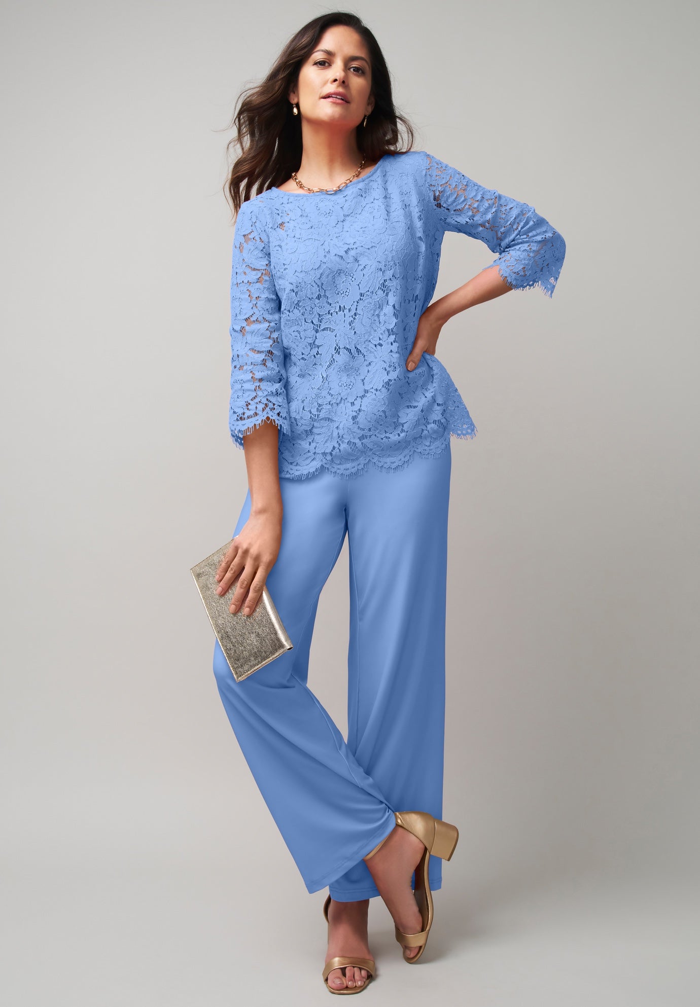 Popover Lace Jumpsuit image number 0