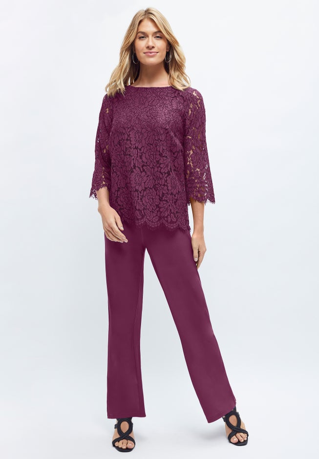 Popover Lace Jumpsuit image number 0
