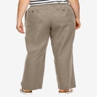 Linen-Blend Drawstring Pants image number null