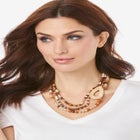 Wood Bead Necklace image number null