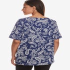 Stretch Cotton Cuff Tee image number null