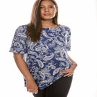 Stretch Cotton Cuff Tee image number null