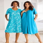 Dreams & Co&reg; 2-Pack Sleepshirt image number null