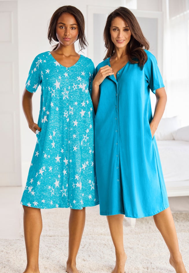 Dreams & Co&reg; 2-Pack Sleepshirt image number 4