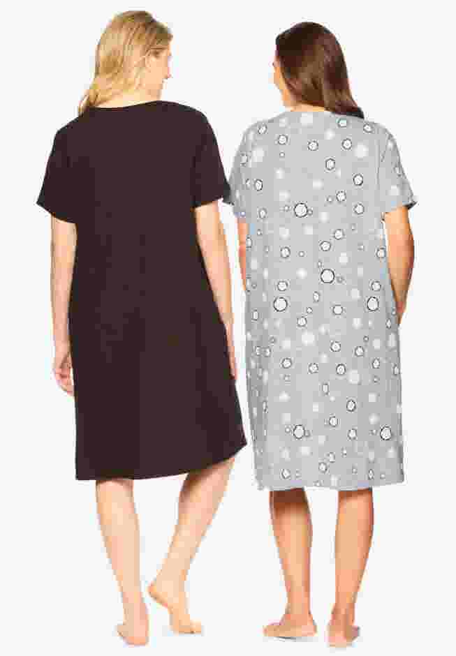Dreams & Co® 2-Pack Sleepshirt image number 1