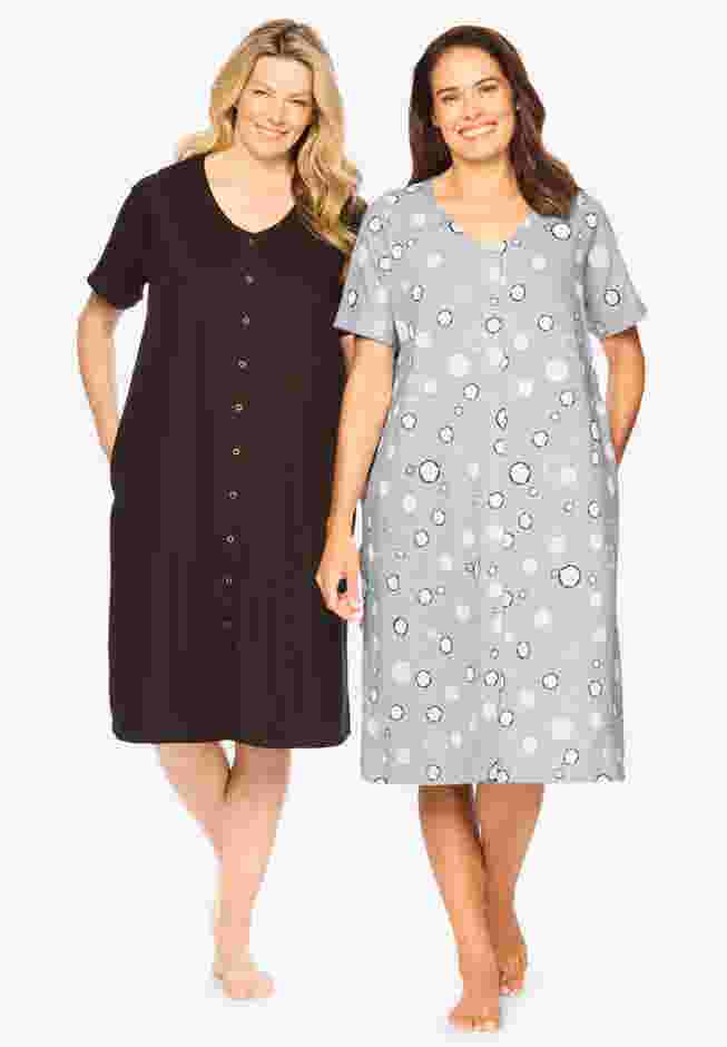 Dreams & Co® 2-Pack Sleepshirt image number 0