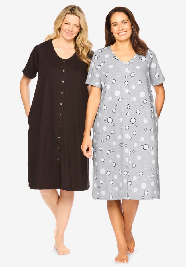 Dreams & Co® 2-Pack Sleepshirt image number 0