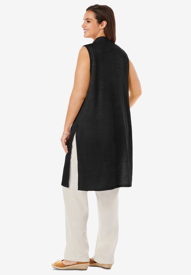 Lightweight Linen Vest image number 1