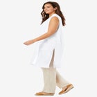 Lightweight Linen Vest image number null