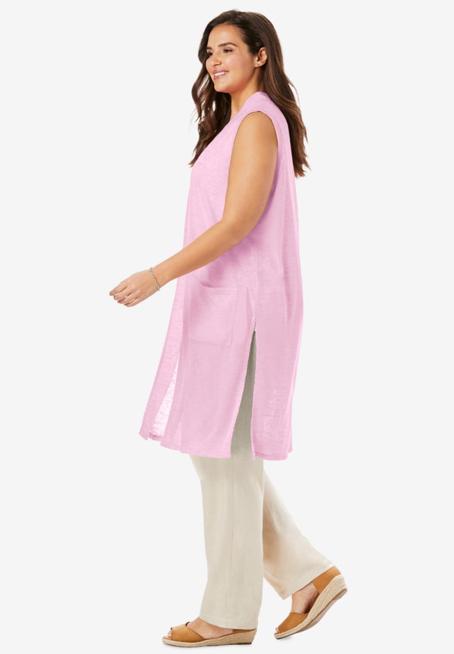 Lightweight Linen Vest image number 2