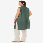 Lightweight Linen Vest Sweater image number null