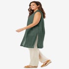 Lightweight Linen Vest Sweater image number null