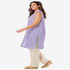 Lightweight Linen Vest Sweater image number null