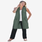 Lightweight Linen Vest Sweater image number null